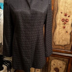 Fendi Black Monogram Jacket